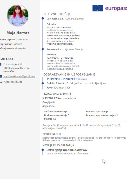Primer CV